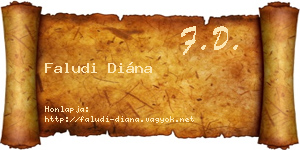 Faludi Diána névjegykártya